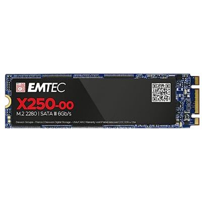 EMTEC ECSSD2TX250 interne SSD harde schijf 2,5 inch SATA collectie X250 Power Plus 3D NAND 2 Tera EMTEC ECSSD2TX250 interne SSD harde schijf 2,5 inch SATA collectie X250 Power Plus 3D NAND 2 Tera