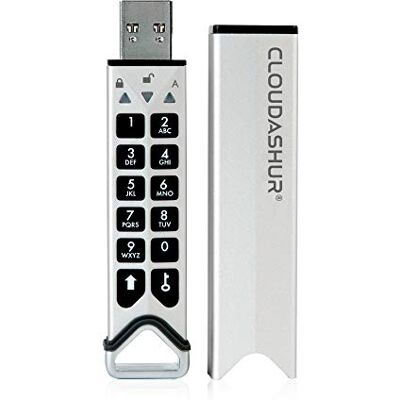iStorage CloudAshur IS-EM-CA-256 Hardwarebeveiligingsmodule, met wachtwoord beveiligd, stofdicht, waterdicht, draagbaar, militaire hardware-encryptie 5-authenticatie iStorage CloudAshur IS-EM-CA-256 Hardwarebeveiligingsmodule, met wachtwoord beveiligd, stofdicht, waterdicht, draagbaar, militaire hardware-encryptie 5-authenticatie