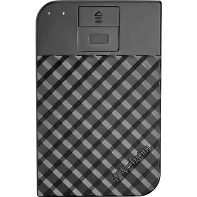 Verbatim Fingerprint Secure – harde schijf – versleuteld – 2 TB – extern (draagbaar) – USB 3.1 Gen 1 (USB-C-connector) – AES 256 bits, zwart Verbatim Fingerprint Secure – harde schijf – versleuteld – 2 TB – extern (draagbaar) – USB 3.1 Gen 1 (USB-C-connector) – AES 256 bits, zwart