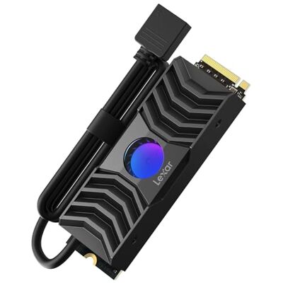 Lexar NM1090 2TB SSD PCle Gen5x4 NVMe, M.2 2280, PCIe 5.0 SSD met een krachtig koellichaam, tot 12.000 MB/s, krachtige interne SSD voor games, fotografie, Lexar NM1090 2TB SSD PCle Gen5x4 NVMe, M.2 2280, PCIe 5.0 SSD met een krachtig koellichaam, tot 12.000 MB/s, krachtige interne SSD voor games, fotografie,