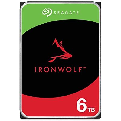 Seagate IronWolf NAS HDD ST6000VN001-6TB 5400 rpm 3,5 inch SATA 6 Gbit/s CMR Seagate IronWolf NAS HDD ST6000VN001-6TB 5400 rpm 3,5 inch SATA 6 Gbit/s CMR