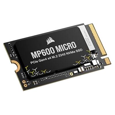 Corsair MP600 Micro 1TB M.2 NVMe PCIe x4 Gen4 SSD M.2 2242 tot 7000 MB/s sequentieel lezen compatibel met Lenovo Legion Go en Thin PCIe 4.0 laptops zwart Corsair MP600 Micro 1TB M.2 NVMe PCIe x4 Gen4 SSD M.2 2242 tot 7000 MB/s sequentieel lezen compatibel met Lenovo Legion Go en Thin PCIe 4.0 laptops zwart