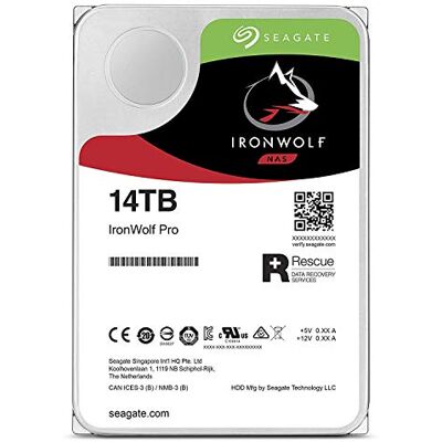 Seagate IronWolf Pro, 14 TB, 7200 rpm, SATA, 6 Gb/s 3,5 inch interne harde schijven (ST14000NE008) Seagate IronWolf Pro, 14 TB, 7200 rpm, SATA, 6 Gb/s 3,5 inch interne harde schijven (ST14000NE008)