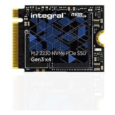 Integral 512 GB M.2 NVMe 2230 PCIe Gen3 x4 SSD harde schijf leessnelheid tot 3400 MB/s, schrijfsnelheid tot 3000 MB/s interne SSD Valve Steam Deck, Microsoft Surface Pro, Integral 512 GB M.2 NVMe 2230 PCIe Gen3 x4 SSD harde schijf leessnelheid tot 3400 MB/s, schrijfsnelheid tot 3000 MB/s interne SSD Valve Steam Deck, Microsoft Surface Pro,