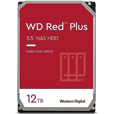 Western Digital WD Red 12 TB 3,5 inch NAS interne harde schijf – 5400 rpm-klasse, SATA 6 Gbit/s, CMR, 256 MB cache – WD120EFAX Western Digital WD Red 12 TB 3,5 inch NAS interne harde schijf – 5400 rpm-klasse, SATA 6 Gbit/s, CMR, 256 MB cache – WD120EFAX