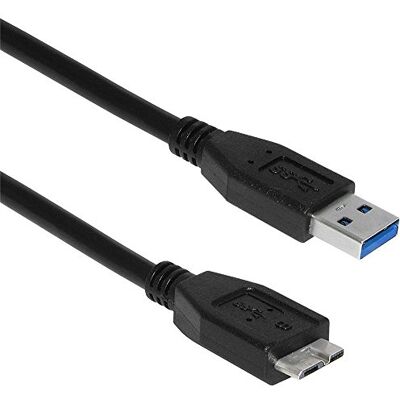 Storite USB 3.0 A naar Micro B kabel voor Western Digital/WD/Seagate/Seagate Agent/Click/Toshiba/Samsung/Hitachi/Buffalo/Canvio/Portable 75 cm Storite USB 3.0 A naar Micro B kabel voor Western Digital/WD/Seagate/Seagate Agent/Click/Toshiba/Samsung/Hitachi/Buffalo/Canvio/Portable 75 cm