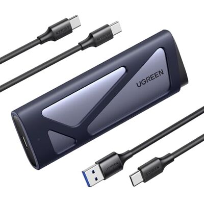 UGREEN M.2 NVMe SATA SSD Behuizing 10Gbps USB 3.2 Gen 2 Externe Harde Schijf Adapter voor M MB Key 2230 2242 2260 2280 Compatibel met iPhone 17 Pro Max Air Mac MacBook PC Windows Linux PS5 Xbox UGREEN M.2 NVMe SATA SSD Behuizing 10Gbps USB 3.2 Gen 2 Externe Harde Schijf Adapter voor M MB Key 2230 2242 2260 2280 Compatibel met iPhone 17 Pro Max Air Mac MacBook PC Windows Linux PS5 Xbox