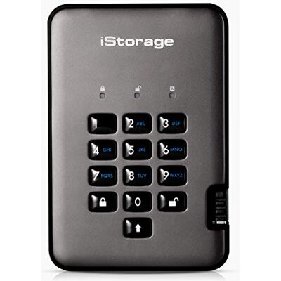 iStorage diskAshur PRO2 HDD 2TB veilige harde schijf FIPS Nievau 3 stof- en waterbestendig IS-DAP2-256-2000-C-X iStorage diskAshur PRO2 HDD 2TB veilige harde schijf FIPS Nievau 3 stof- en waterbestendig IS-DAP2-256-2000-C-X