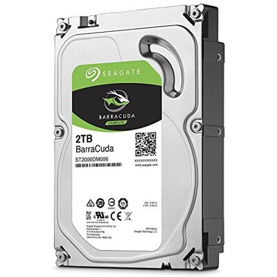 Seagate BarraCuda Interne harde schijf (8,9 cm (3,5 inch), 64 MB cache, SATA 6 Gb/s, 7200 rpm) BarraCuda 2 TB zilver Seagate BarraCuda Interne harde schijf (8,9 cm (3,5 inch), 64 MB cache, SATA 6 Gb/s, 7200 rpm) BarraCuda 2 TB zilver