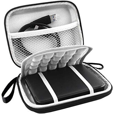 Lacdo Externe harde schijf beschermhoes 2,5 inch voor Western Digital Elements, WD My Passport, WD My Passport for Mac beschermhoes HDD 1TB 2TB 3TB 4TB 5TB schokbestendig waterdicht, zwart Lacdo Externe harde schijf beschermhoes 2,5 inch voor Western Digital Elements, WD My Passport, WD My Passport for Mac beschermhoes HDD 1TB 2TB 3TB 4TB 5TB schokbestendig waterdicht, zwart