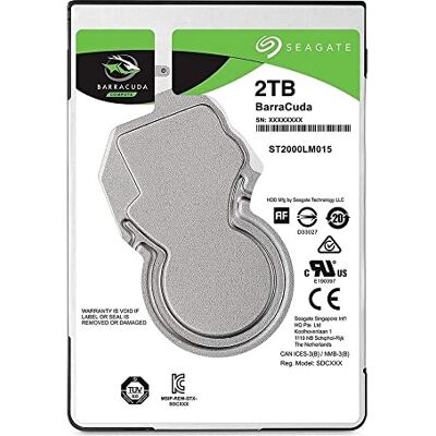 Seagate ST2000LM015 interne harde schijf 2,5 inch 2 TB SATA III Seagate ST2000LM015 interne harde schijf 2,5 inch 2 TB SATA III
