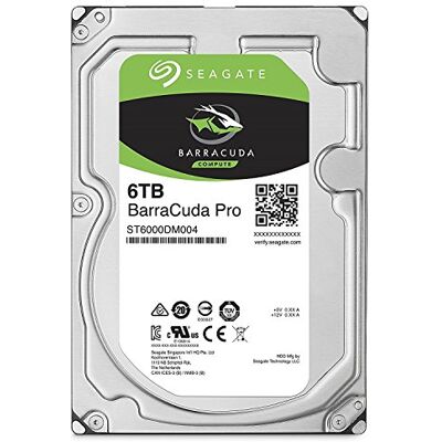 Seagate BarraCuda Pro interne harde schijf, 3,5 inch, 6 TB, zilverkleurig Seagate BarraCuda Pro interne harde schijf, 3,5 inch, 6 TB, zilverkleurig