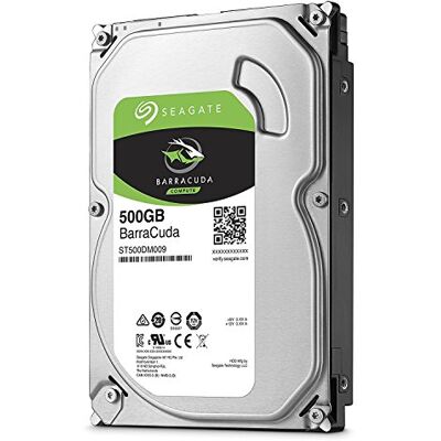 Seagate Barracuda ST500DM009 interne harde schijf 7200 rpm SATA3, 500 GB, zilver Seagate Barracuda ST500DM009 interne harde schijf 7200 rpm SATA3, 500 GB, zilver