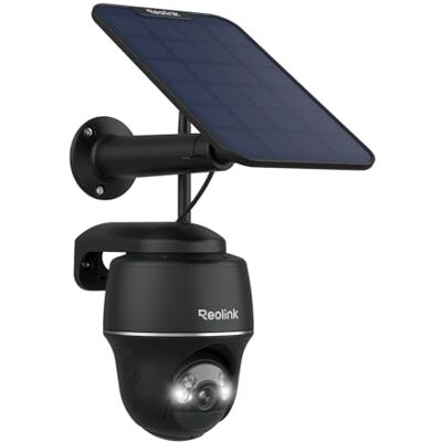 REOLINK Argus PT 2K-bewakingscamera, 2,4/5 G, WLAN, draadloos, 4 MP + zonnepaneel, PT bewakingscamera voor buiten, batterijen, nachtzicht, menselijke herkenning, bidirectionele audio, sirene, cloud REOLINK Argus PT 2K-bewakingscamera, 2,4/5 G, WLAN, draadloos, 4 MP + zonnepaneel, PT bewakingscamera voor buiten, batterijen, nachtzicht, menselijke herkenning, bidirectionele audio, sirene, cloud