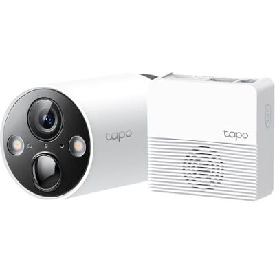 Tapo C420S1 draadloze wifi-bewakingscamera voor buiten, QHD 4 MP, looptijd 180 j, nachtzicht in kleur, IP65, persoonlijke detectie, bidirectionele audio, lokale opslag, wit Tapo C420S1 draadloze wifi-bewakingscamera voor buiten, QHD 4 MP, looptijd 180 j, nachtzicht in kleur, IP65, persoonlijke detectie, bidirectionele audio, lokale opslag, wit