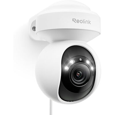 REOLINK 4K PTZ Bewakingscamera, wifi, 6, voor buiten, optische zoom, 3 x automatische tracking, detectie van mens/voertuig/dieren, nachtzicht in kleur 2,4/5 GHz bidirectionele audio, E1 Outdoor Pro REOLINK 4K PTZ Bewakingscamera, wifi, 6, voor buiten, optische zoom, 3 x automatische tracking, detectie van mens/voertuig/dieren, nachtzicht in kleur 2,4/5 GHz bidirectionele audio, E1 Outdoor Pro