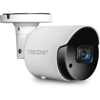 TRENDnet , TV-IP1514PI, 5MP H.265 Bullet PoE-netwerkcamera voor binnen en buiten, IP66 geclassificeerde behuizing, IR nachtzicht tot 30 m (98 voet), sleuf voor microSD-kaart (tot 256 GB) TRENDnet , TV-IP1514PI, 5MP H.265 Bullet PoE-netwerkcamera voor binnen en buiten, IP66 geclassificeerde behuizing, IR nachtzicht tot 30 m (98 voet), sleuf voor microSD-kaart (tot 256 GB)
