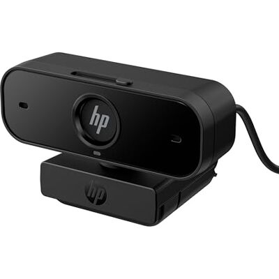 HP 430 FHD 1080p webcam, autofocus, 360° rotatie, gezichtsveld tot 85°, dubbele microfoon met ruisonderdrukking, compatibel met zoom, privacyafdekking, zwart HP 430 FHD 1080p webcam, autofocus, 360° rotatie, gezichtsveld tot 85°, dubbele microfoon met ruisonderdrukking, compatibel met zoom, privacyafdekking, zwart