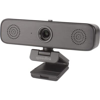 Speedlink Audiviis Full HD Conference webcam – kijkhoek 100 graden geïntegreerd, zwart Speedlink Audiviis Full HD Conference webcam – kijkhoek 100 graden geïntegreerd, zwart