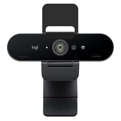 Logitech Brio Stream Webcam – Ultra 4K HD video-oproepen, ruisonderdrukking-microfoon, automatische HD-licht correctie, groothoek, compatibel met Microsoft Teams, Zoom, Google Meet PC/Mac, zwart Logitech Brio Stream Webcam – Ultra 4K HD video-oproepen, ruisonderdrukking-microfoon, automatische HD-licht correctie, groothoek, compatibel met Microsoft Teams, Zoom, Google Meet PC/Mac, zwart