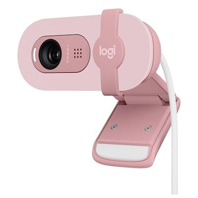 Logitech Brio 100 Full HD webcam voor vergaderingen/streaming, automatische lichtbalans, geïntegreerde microfoon, privacyscherm, USB-A, voor Microsoft Teams, Google Meet, Zoom Roze Logitech Brio 100 Full HD webcam voor vergaderingen/streaming, automatische lichtbalans, geïntegreerde microfoon, privacyscherm, USB-A, voor Microsoft Teams, Google Meet, Zoom Roze