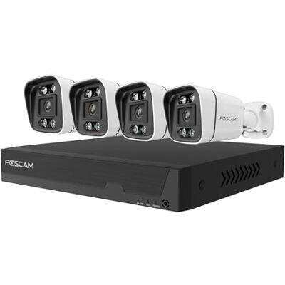 Foscam FN9108E B4 2T (wit, 8 kanaal netwerk-videoadapter FN9108E, 4x V5EP overwachtingscamera) Foscam FN9108E B4 2T (wit, 8 kanaal netwerk-videoadapter FN9108E, 4x V5EP overwachtingscamera)