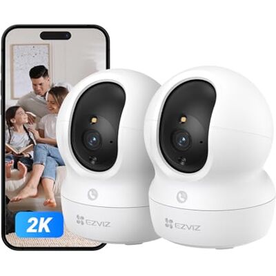 EZVIZ CP1 Pro 2K 2 stuks bewakingscamera, wifi, voor binnen, menselijke detectie, ruisonderdrukking, intelligente tracking, bidirectionele audio, intelligent nachtzicht in kleur, patrouillemodus EZVIZ CP1 Pro 2K 2 stuks bewakingscamera, wifi, voor binnen, menselijke detectie, ruisonderdrukking, intelligente tracking, bidirectionele audio, intelligent nachtzicht in kleur, patrouillemodus