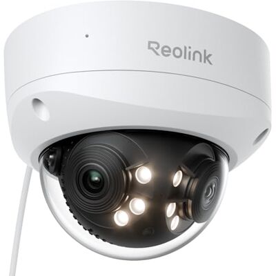 REOLINK 16 MP UHD 180° Pan camera PoE voor buiten, dubbele lens, Duo 3 V Camara IP met bewegingstracker, nachtzicht in kleur, spots, IK10 anti-vandal, detectie van personen/voertuig/dier, IP67 REOLINK 16 MP UHD 180° Pan camera PoE voor buiten, dubbele lens, Duo 3 V Camara IP met bewegingstracker, nachtzicht in kleur, spots, IK10 anti-vandal, detectie van personen/voertuig/dier, IP67