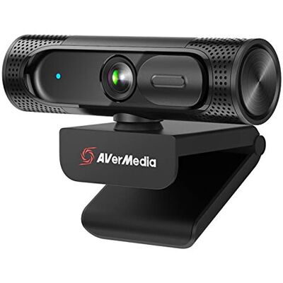 AVerMedia PW315 webcam, afdekking voor webcam, videochat en opname 1080p/60fps, plug and play, microfoons, streaming, vaste focus zwart AVerMedia PW315 webcam, afdekking voor webcam, videochat en opname 1080p/60fps, plug and play, microfoons, streaming, vaste focus zwart