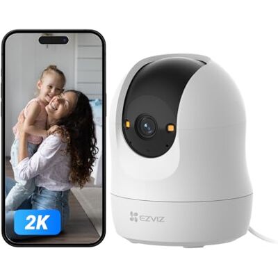 EZVIZ C6N G1 2K bewakingscamera wifi binnen, nachtzicht kleur, detectie van menselijke vorm/luid ruis, auto-patrouillemodus, bidirectionele audio, fysieke bescherming, True WDR EZVIZ C6N G1 2K bewakingscamera wifi binnen, nachtzicht kleur, detectie van menselijke vorm/luid ruis, auto-patrouillemodus, bidirectionele audio, fysieke bescherming, True WDR