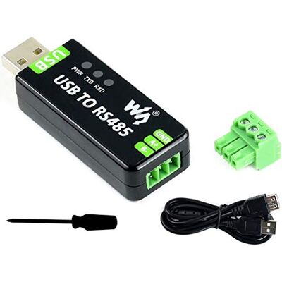 Waveshare USB naar RS485 converter industriële adapter met originele FT232RL en SP485EEN chip Onboard beschermcircuits, compatibel met Windows 11/10/8/7/XP, Linux, Mac, Android, Wince Waveshare USB naar RS485 converter industriële adapter met originele FT232RL en SP485EEN chip Onboard beschermcircuits, compatibel met Windows 11/10/8/7/XP, Linux, Mac, Android, Wince