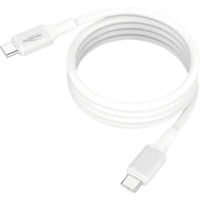 Ansmann Magnetische USB-C-kabel, 120 cm, compact, witte siliconen coating USB-C 60W Power Delivery magnetische kabel, compact en praktisch, siliconen coating, voor reizen en dagelijks gebruik Ansmann Magnetische USB-C-kabel, 120 cm, compact, witte siliconen coating USB-C 60W Power Delivery magnetische kabel, compact en praktisch, siliconen coating, voor reizen en dagelijks gebruik