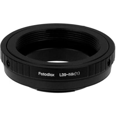 Fotodiox Lens Mount Adapter compatibel met M39/L39 (x1 mm piek) lenzen op Nikon 1-Mount camera's Fotodiox Lens Mount Adapter compatibel met M39/L39 (x1 mm piek) lenzen op Nikon 1-Mount camera's