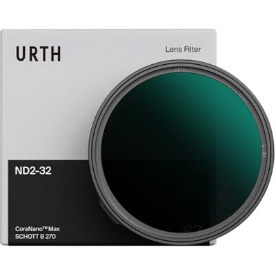 Urth Variabele ND-filter ND2-32 77 mm (Pro) 34 lagen nano-coating, 1-5 diafragma, uitstekende kleurgetrouwheid, HD optisch glas Urth Variabele ND-filter ND2-32 77 mm (Pro) 34 lagen nano-coating, 1-5 diafragma, uitstekende kleurgetrouwheid, HD optisch glas