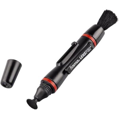 Hama Lenspen reinigingsborstel (Lenspen) "Classic" (voor het reinigen van lenzen en filters, 11,5 cm lang, Lenspen) zwart/rood Hama Lenspen reinigingsborstel (Lenspen) "Classic" (voor het reinigen van lenzen en filters, 11,5 cm lang, Lenspen) zwart/rood