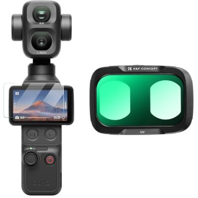 K&F CONCEPT UV-filter compatibel met DJI OSMO Pocket 4P Magnetische bevestiging met één klik, 28-laagse waterafstotende coating, compatibel met het opbergen van de stabilisator K&F CONCEPT UV-filter compatibel met DJI OSMO Pocket 4P Magnetische bevestiging met één klik, 28-laagse waterafstotende coating, compatibel met het opbergen van de stabilisator