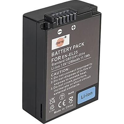 DSTE EN-EL25 ENEL25 Accu compatibel met Nikon Z50, ZFC DSTE EN-EL25 ENEL25 Accu compatibel met Nikon Z50, ZFC