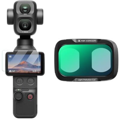 K&F CONCEPT Vervuilingsfilter voor DJI OSMO Pocket 4P Magnetische bevestiging met één klik, 28-laagse waterafstotende coating, compatibel met het opbergen van de stabilisator K&F CONCEPT Vervuilingsfilter voor DJI OSMO Pocket 4P Magnetische bevestiging met één klik, 28-laagse waterafstotende coating, compatibel met het opbergen van de stabilisator
