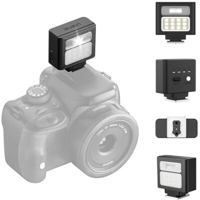 ULANZI SL02 Mini-cameraflitser met videolicht, GN8 6500 K, 4 vermogensniveaus (1/8 ~ 1/1), handmatige mini-flitser, enkele aanraking flitsschoen voor Sony camera's, Fujifilm ULANZI SL02 Mini-cameraflitser met videolicht, GN8 6500 K, 4 vermogensniveaus (1/8 ~ 1/1), handmatige mini-flitser, enkele aanraking flitsschoen voor Sony camera's, Fujifilm