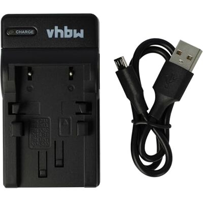 vhbw USB-acculader compatibel met Konica Minolta NP-500, NP-600, DR-LB4, camcorder, accu-cam vhbw USB-acculader compatibel met Konica Minolta NP-500, NP-600, DR-LB4, camcorder, accu-cam