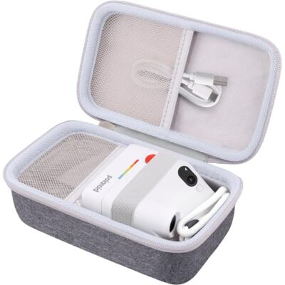 khanka Vervangende harde reishoes voor Polaroid Go Instant Mini Camera, alleen hoes, wit, harde hoes khanka Vervangende harde reishoes voor Polaroid Go Instant Mini Camera, alleen hoes, wit, harde hoes