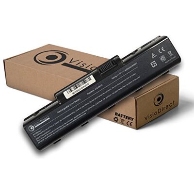 Visiodirect ® Accu type AS09A61 AS09A71 AS07A31 AS09A56 AS09A31, compatibel met Acer 11,1 V, 4400 mAh Visiodirect ® Accu type AS09A61 AS09A71 AS07A31 AS09A56 AS09A31, compatibel met Acer 11,1 V, 4400 mAh