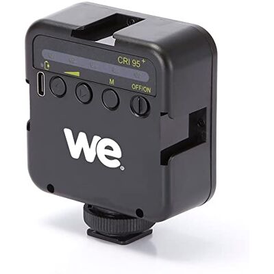 WE VL49 Lampe de Poche pour caméra Vlog CRI 95 + LED Rechargeable Pratique, avec 3 Ports de Griffe, 2000 mAh USB-C, Mini éclairage de Prise de Vue vidéo Youtuber Livestreaming Accessoires WE VL49 Lampe de Poche pour caméra Vlog CRI 95 + LED Rechargeable Pratique, avec 3 Ports de Griffe, 2000 mAh USB-C, Mini éclairage de Prise de Vue vidéo Youtuber Livestreaming Accessoires