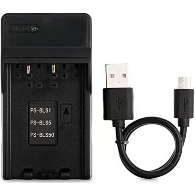 Norifon BLS-1 USB-oplader voor Olympus E-400, E-420, E-450, E-600 Compatibel met Olympus E-620, E-M10, E-P1, E-P2, E-P3, E-PL1, E-PL2, E-PL3, E-PL5, E-PL6, E-PL7, E-PM1, E-PM2 camera Norifon BLS-1 USB-oplader voor Olympus E-400, E-420, E-450, E-600 Compatibel met Olympus E-620, E-M10, E-P1, E-P2, E-P3, E-PL1, E-PL2, E-PL3, E-PL5, E-PL6, E-PL7, E-PM1, E-PM2 camera