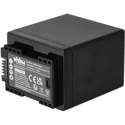 vhbw 1 batterij compatibel met Canon Legria HF R46, HF R47, HF R48, HF R606 camcorder (4450 mAh, 3,6 V, Li-Ion) met infomuce vhbw 1 batterij compatibel met Canon Legria HF R46, HF R47, HF R48, HF R606 camcorder (4450 mAh, 3,6 V, Li-Ion) met infomuce