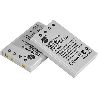 DSTE 2 stuks EN-EL5 ENEL5 accu compatibel met Nikon Coolpix P80, P90, P100, P500, P510, P520, P530, P5100, P6000 DSTE 2 stuks EN-EL5 ENEL5 accu compatibel met Nikon Coolpix P80, P90, P100, P500, P510, P520, P530, P5100, P6000