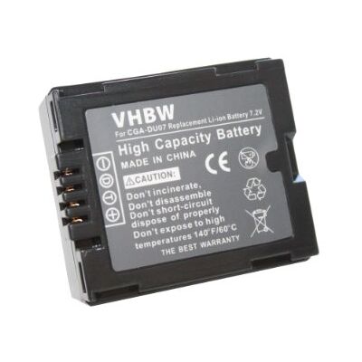 vhbw Batterij 600 mAh (7,2 V) compatibel met Panasonic vervangt CGA-DU07 CGR-DU06 modellen vhbw Batterij 600 mAh (7,2 V) compatibel met Panasonic vervangt CGA-DU07 CGR-DU06 modellen