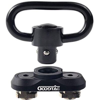 Generic GOODTAC QD Sling Mount Swivel 3,2 cm adapter bevestiging voor M-systeem rail, zwart Generic GOODTAC QD Sling Mount Swivel 3,2 cm adapter bevestiging voor M-systeem rail, zwart