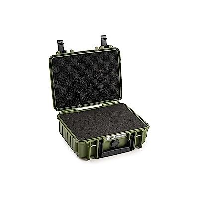 GmbH B&W Outdoor transportbox type 1000 brons groen met kubisch schuim waterdicht volgens IP67-certificering, stofdicht, onbreekbaar en onverwoestbaar GmbH B&W Outdoor transportbox type 1000 brons groen met kubisch schuim waterdicht volgens IP67-certificering, stofdicht, onbreekbaar en onverwoestbaar
