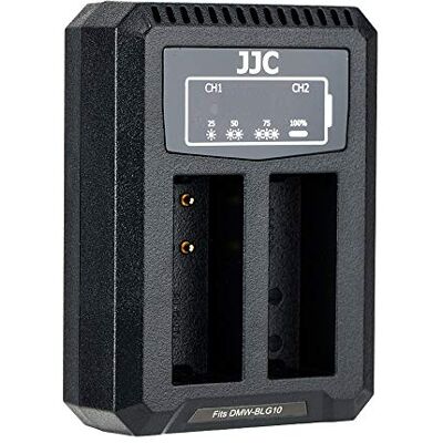 JJC USB dual lader acculader voor Panasonic G100 G110 LX100 LX100II GX7 GX80 GX85 GX9 G7XIII GX7II ZS200 ZS100 ZS70 ZS60 GF3 GF6 Leica C-Lux D-Lux7 camera's voor DMW-BLG1110 BLE90 BP-DC15 batterij JJC USB dual lader acculader voor Panasonic G100 G110 LX100 LX100II GX7 GX80 GX85 GX9 G7XIII GX7II ZS200 ZS100 ZS70 ZS60 GF3 GF6 Leica C-Lux D-Lux7 camera's voor DMW-BLG1110 BLE90 BP-DC15 batterij